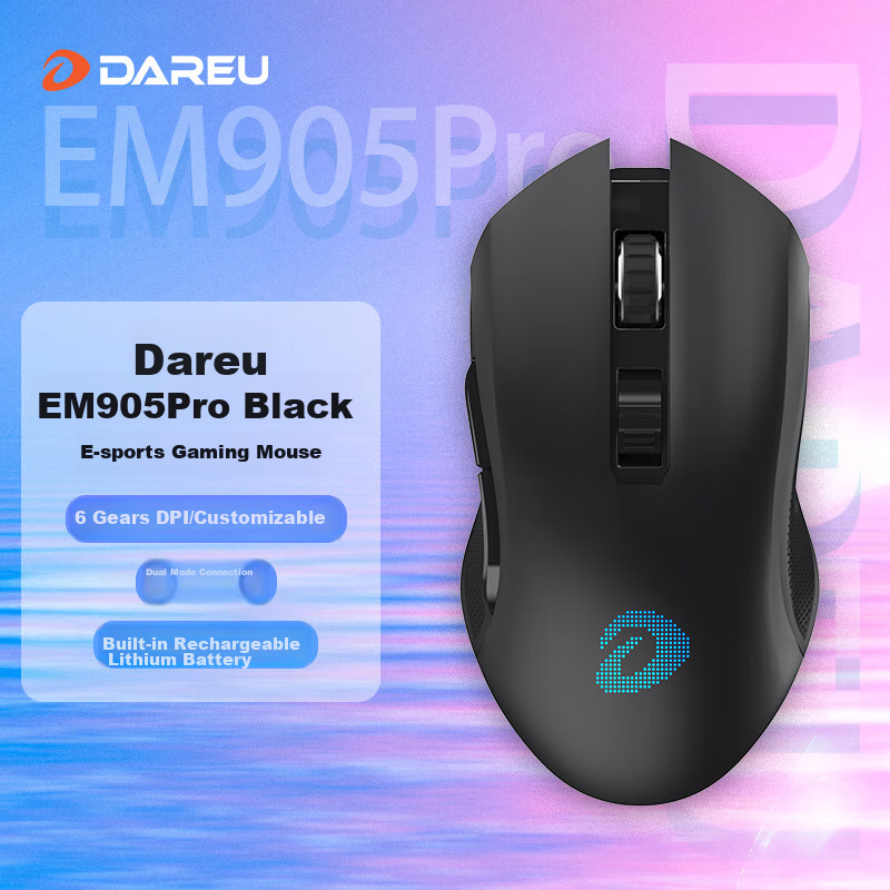 Dareu EM905PRO Gaming Mouse, Wireless Mouse, Dual-Mode Mouse, Rechargeable Mouse...