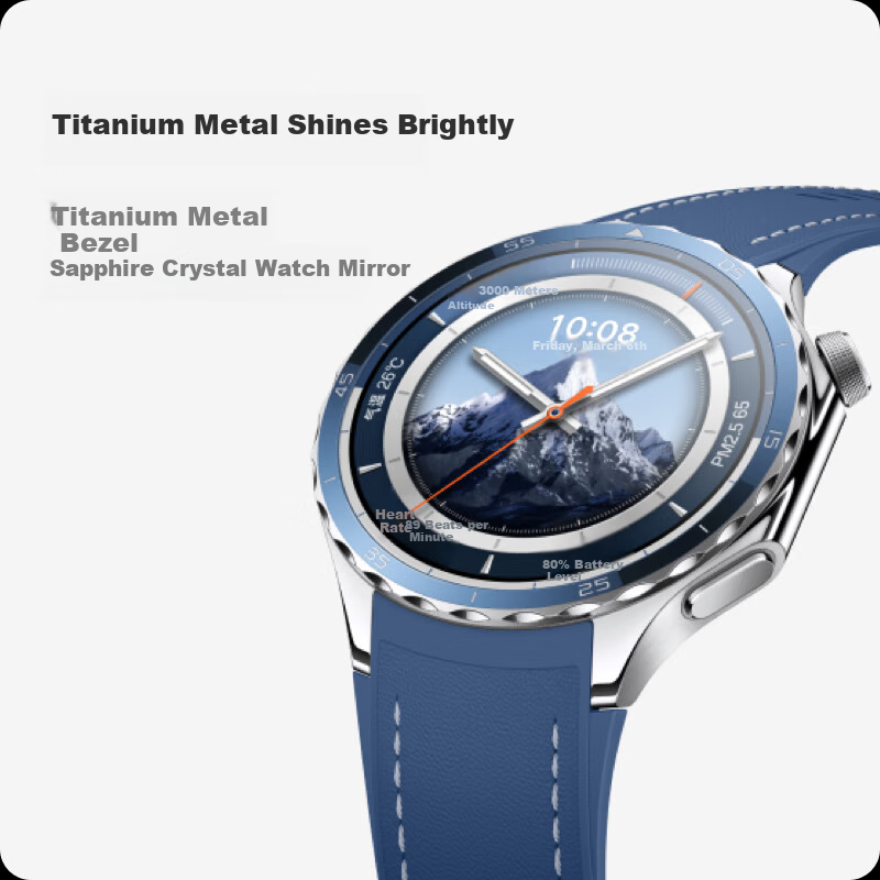 OPPO Watch X2 Desert Silver Moon【15% National Subsidy】Smartwatch with Sports a...