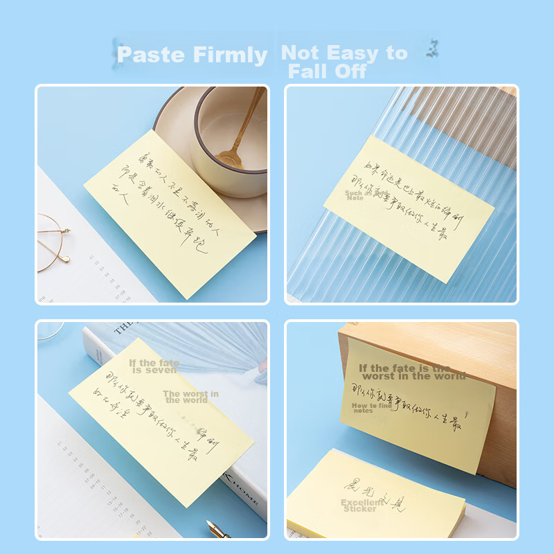 [Lowest Price Online] M&G Stationery 100 Sheets Solid Yellow Sticky Notes, Adhes...