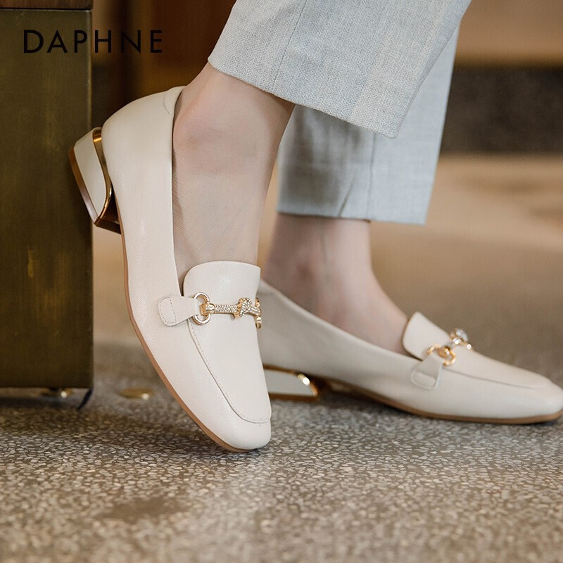 Daphne Women's Slip-on Loafers Spring/Autumn Flat British Style Penny Loafers Si...