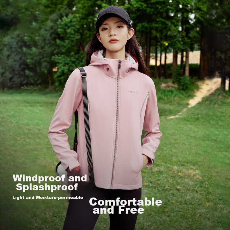 Pelliot Outdoor Softshell Jacket, Spring Season, for Men And Women, Hiking And M...