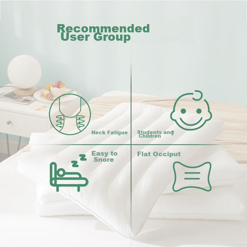 BEYOND Cotton Pillow, Washable Pure Cotton Soft Pillow Core, High Pillow (Uprigh...