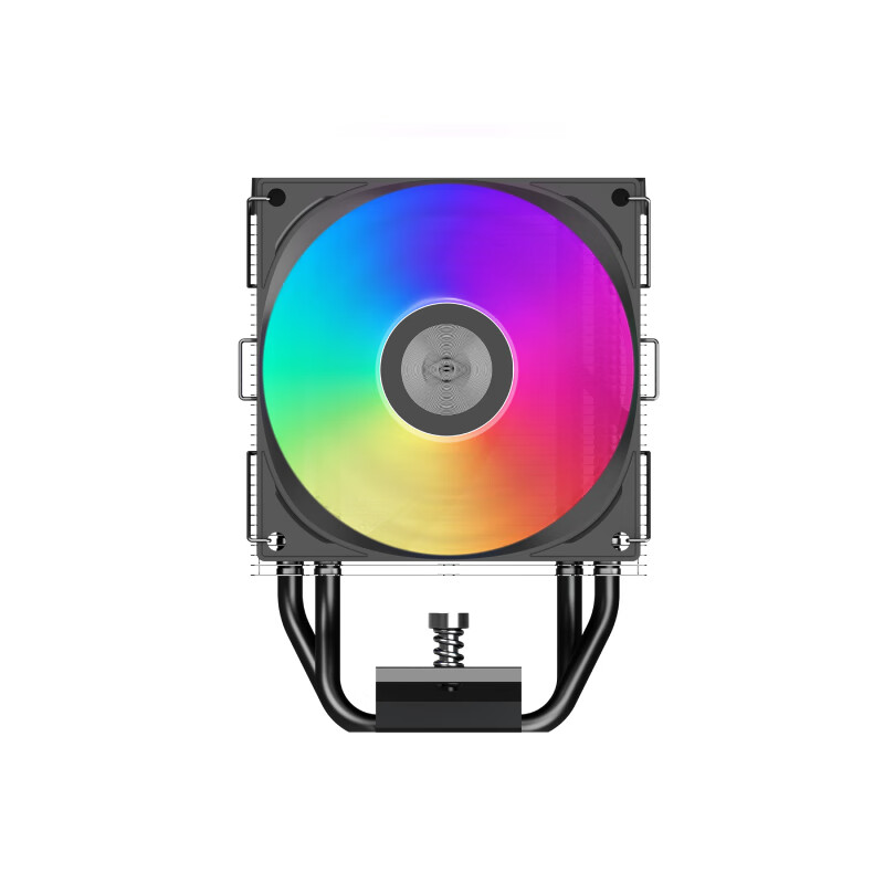 PCCOOLER Red Sea H4 ARGB Black CPU Air Cooler (4 Heat Pipes/PWM Fan/RGB Top Cove...