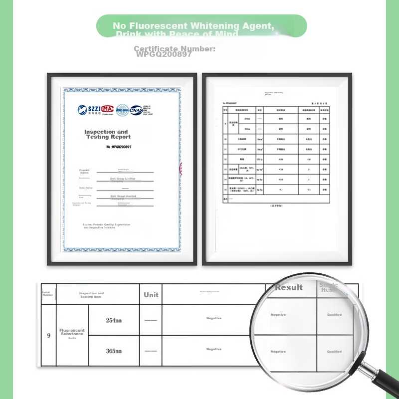 Deli 280ml Paper Cups, Disposable Cups/water Cups, Kraft Paper Double-Layer Thic...