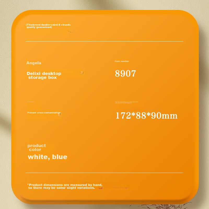 Deli Home Stationery Storage Box, Small Items Desktop Organizer Pen Holder, Cosm...