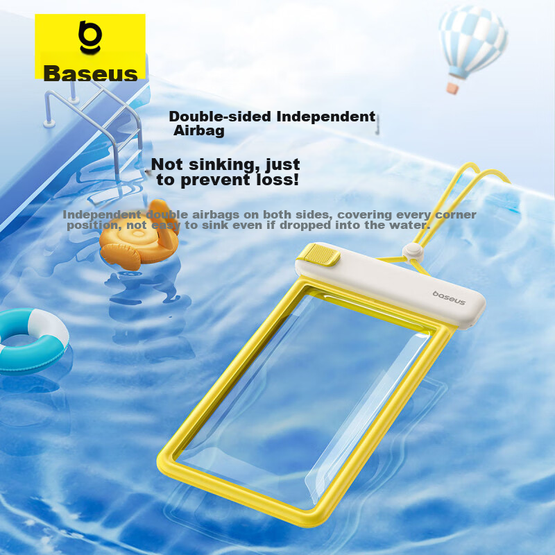 Baseus [0 Touchless | IPX8 Waterproof] Waterproof Phone Case, Touchscreen Compat...