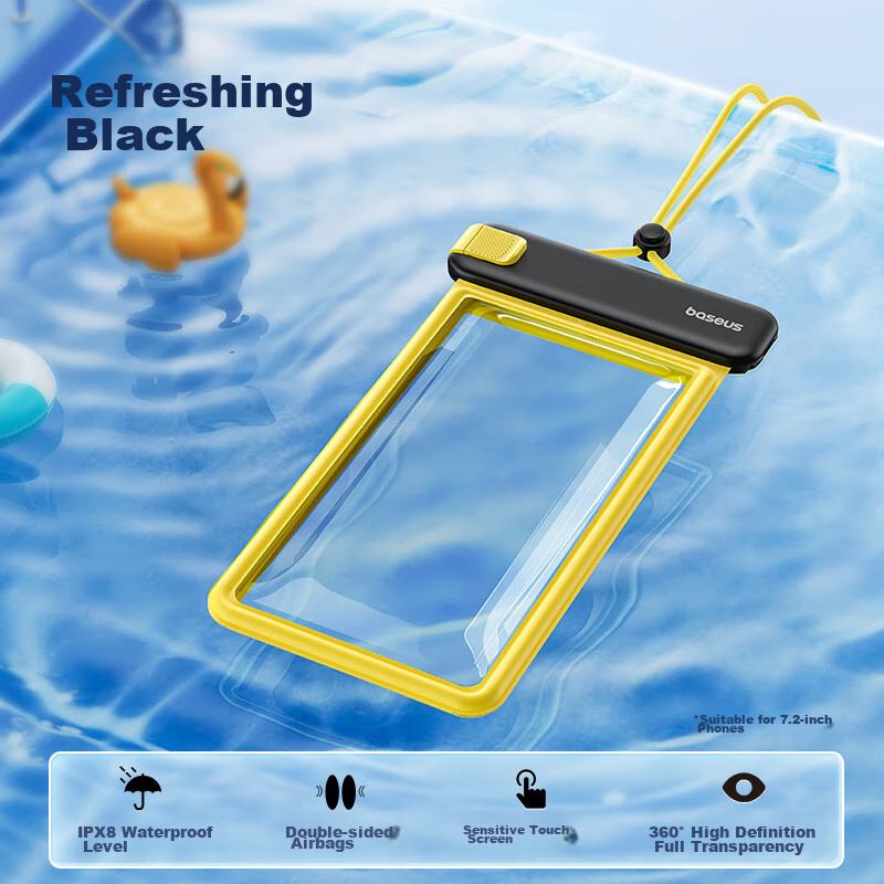Baseus [0 Touchless | IPX8 Waterproof] Waterproof Phone Case, Touchscreen Compat...