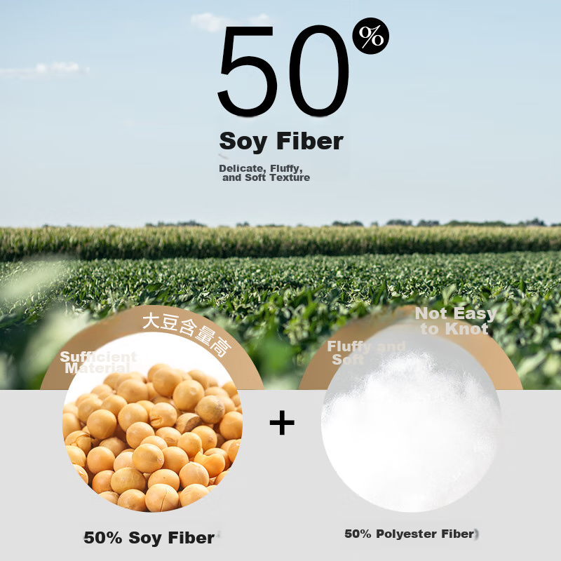 Boyang Home Textiles, Simple A-Class Antibacterial 50% Soybean Fiber Comforter,...