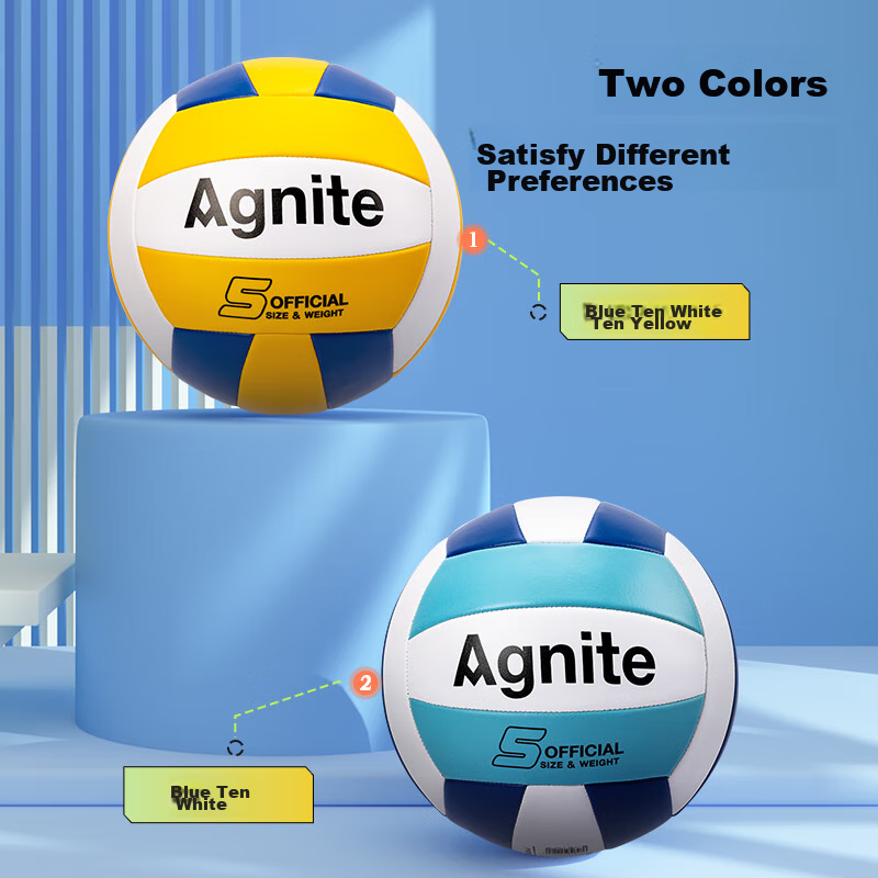 Deli No. 5 Middle School Volleyball for Children And Students, Soft Hand Protect...