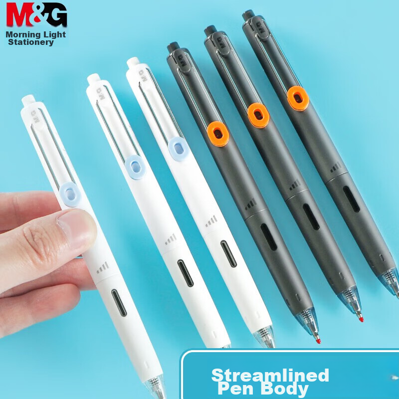 M&G M&G Push Neutral Pen Da Mo Wang Series Quick-drying Smooth Student Exam Spec...