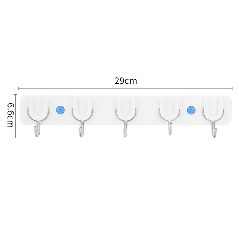 Camellia Hook Adhesive Hooks, Bathroom Door Back Hooks Clothes Hanger, No-Drill...