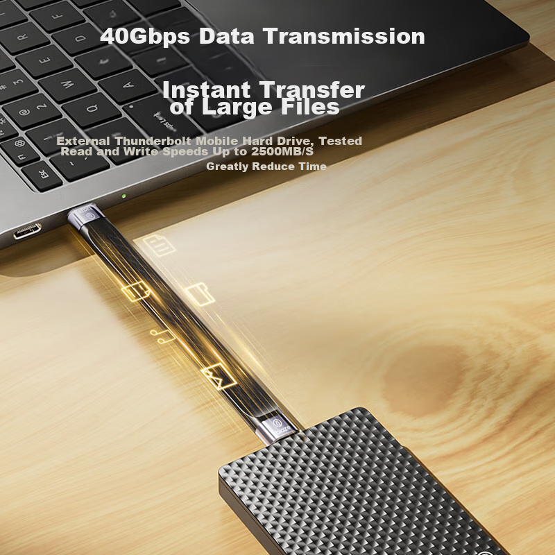 Biaze USB4 Data Cable, Type-C Full-Function Ctoc, Compatible with Thunderbolt 4,...