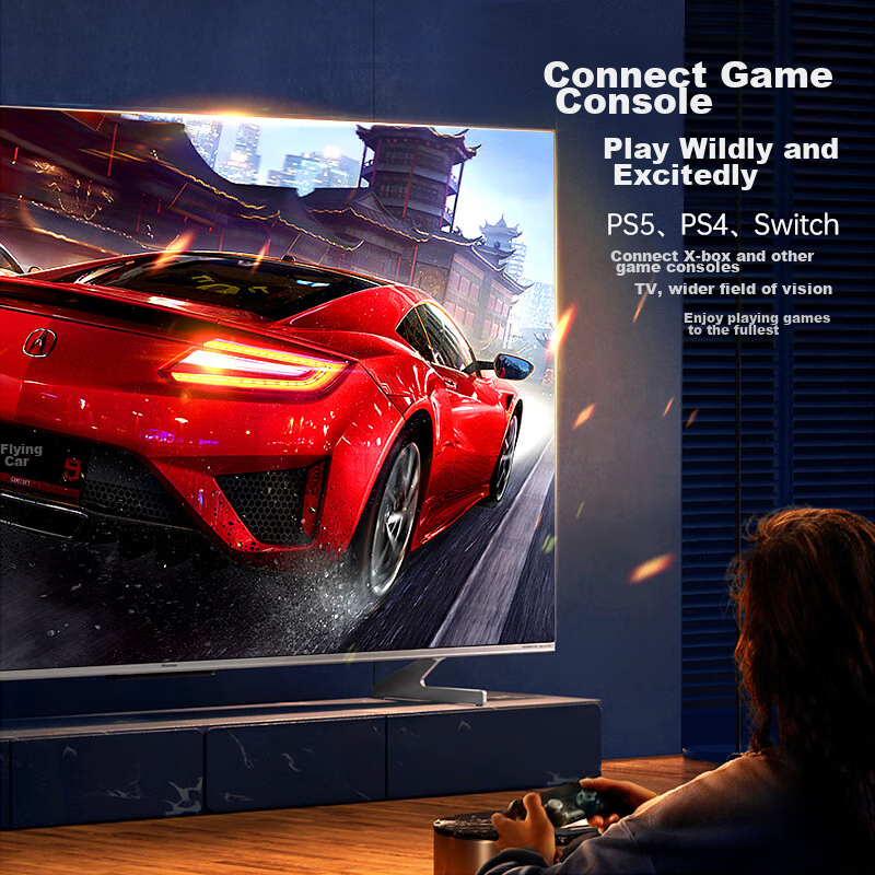 Biaze HDMI Cable 2.0 Flat Version 1.8 Meters 4K High-Definition Digital Conversi...