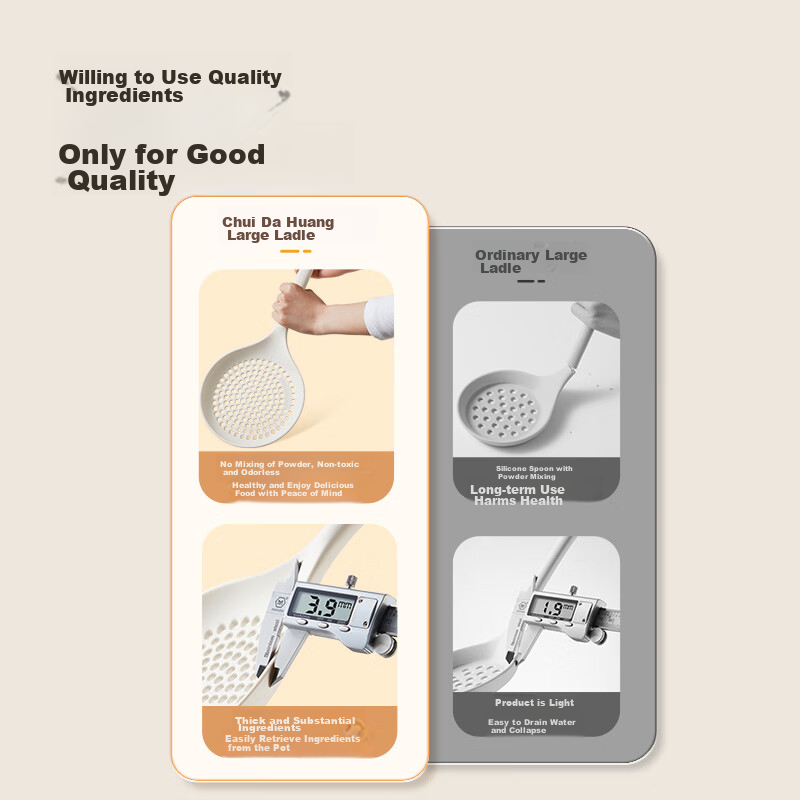 Chuidahuang Silicone Strainer, Large Size, for Home Kitchen Use, to Drain Dumpli...