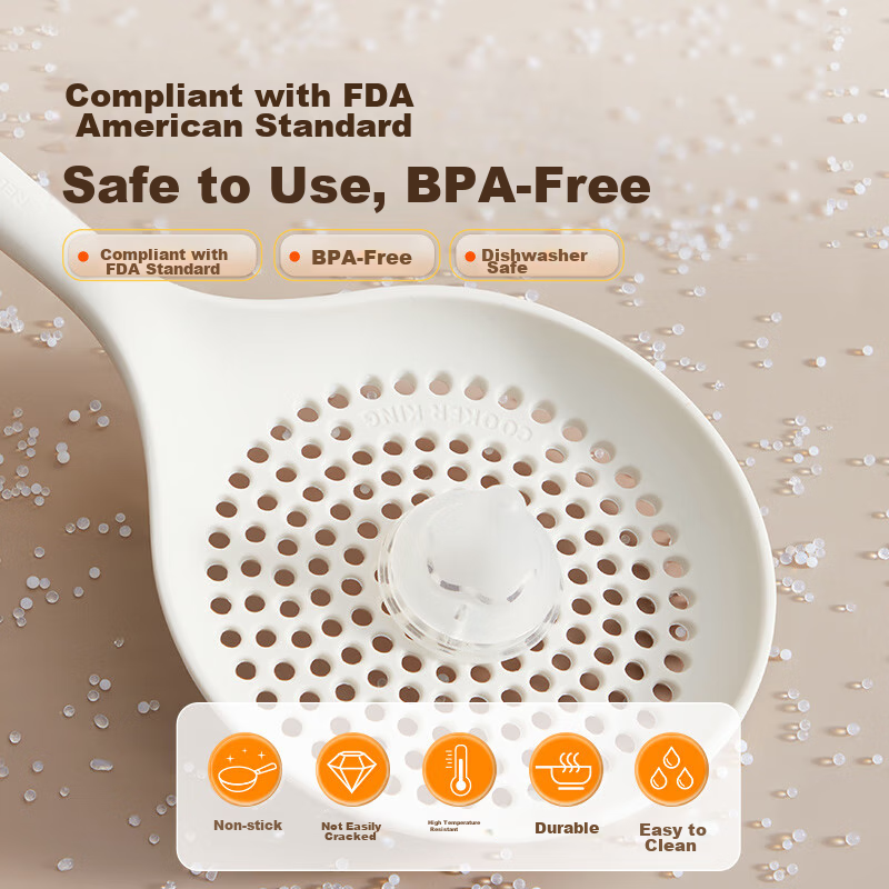 Chuidahuang Silicone Strainer, Large Size, for Home Kitchen Use, to Drain Dumpli...