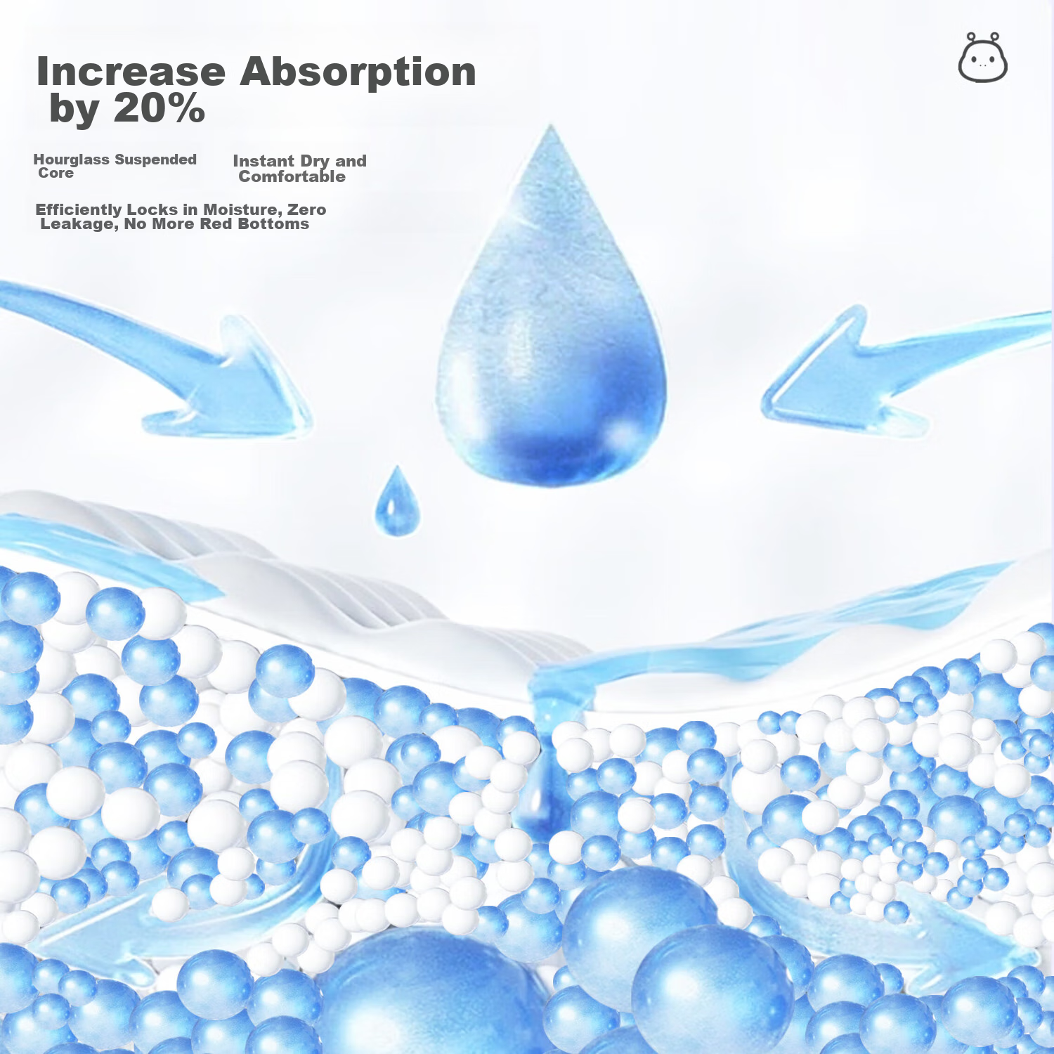 Bubandi Qingxin Soft Baby Diapers, NB 120 Pieces, Ultra-Thin, Dry, Breathable, N...