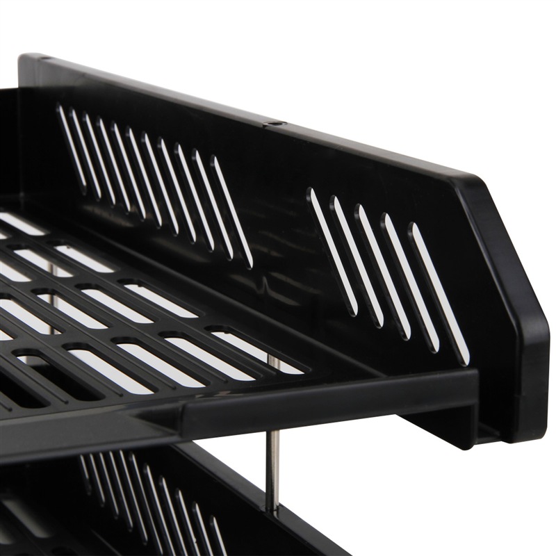 [Super Popular] Deli Three-Tier Hollow Storage File Organizer, Detachable And As...