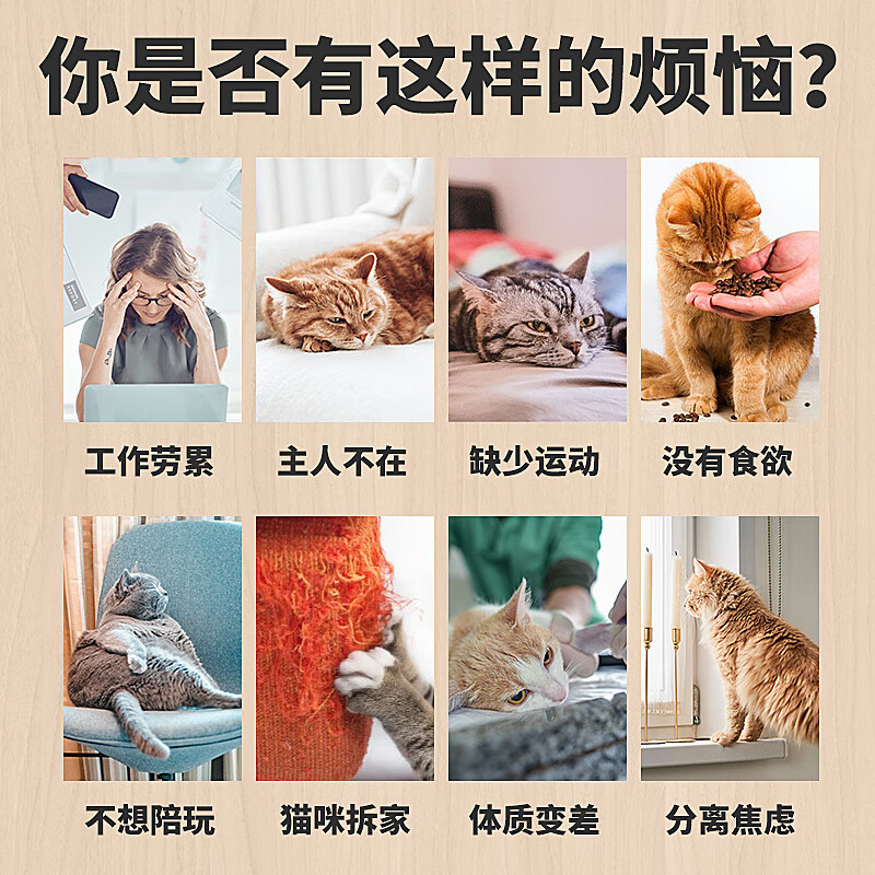 Chongyou Gravity Cat Toy, Fully Automatic Intelligent Interactive Ball, Self-Ent...