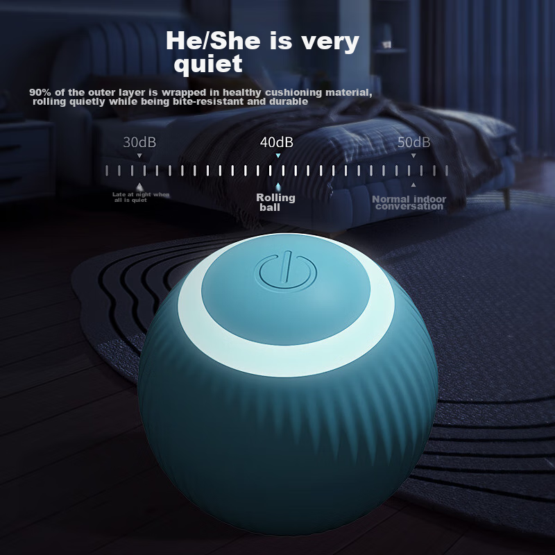 Chongyou Gravity Cat Toy, Fully Automatic Intelligent Interactive Ball, Self-Ent...