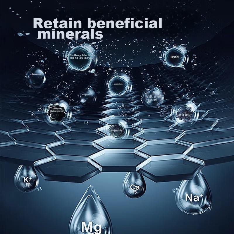 DEKEXI Water Purifier for Home Direct Drinking, Kitchen Tap Water Pre-Filter, Ul...