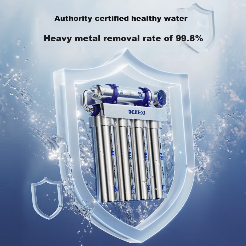 DEKEXI Water Purifier for Home Direct Drinking, Kitchen Tap Water Pre-Filter, Ul...