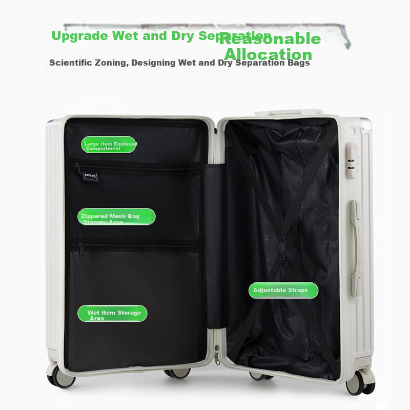 PAUL FRANK Multifunctional Luggage Suitcase Men and Women Trolley Case Travel Ca...