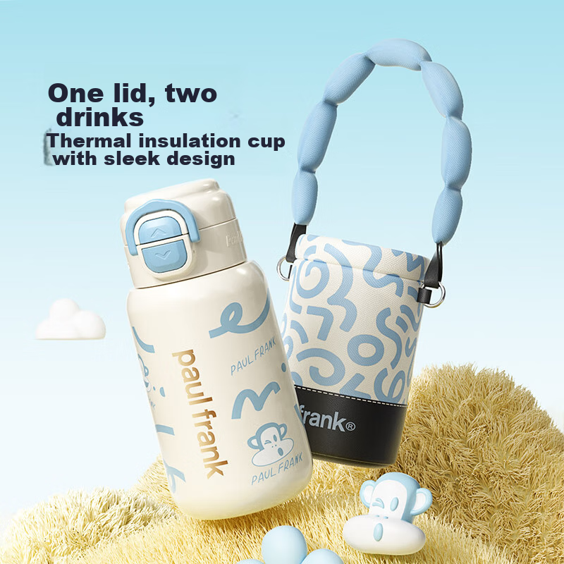 PAUL FRANK Insulated Cup Men and Women High Appearance Large Capacity Children's...