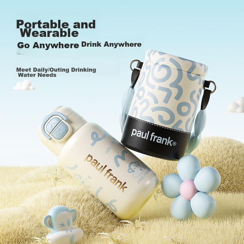 PAUL FRANK Insulated Cup Men and Women High Appearance Large Capacity Children's...