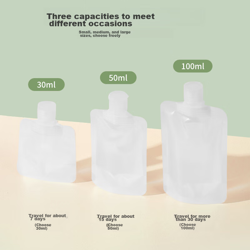 Chense Dispensing Bags, Travel Portable, Disposable, for Liquid Cosmetics, Lotio...