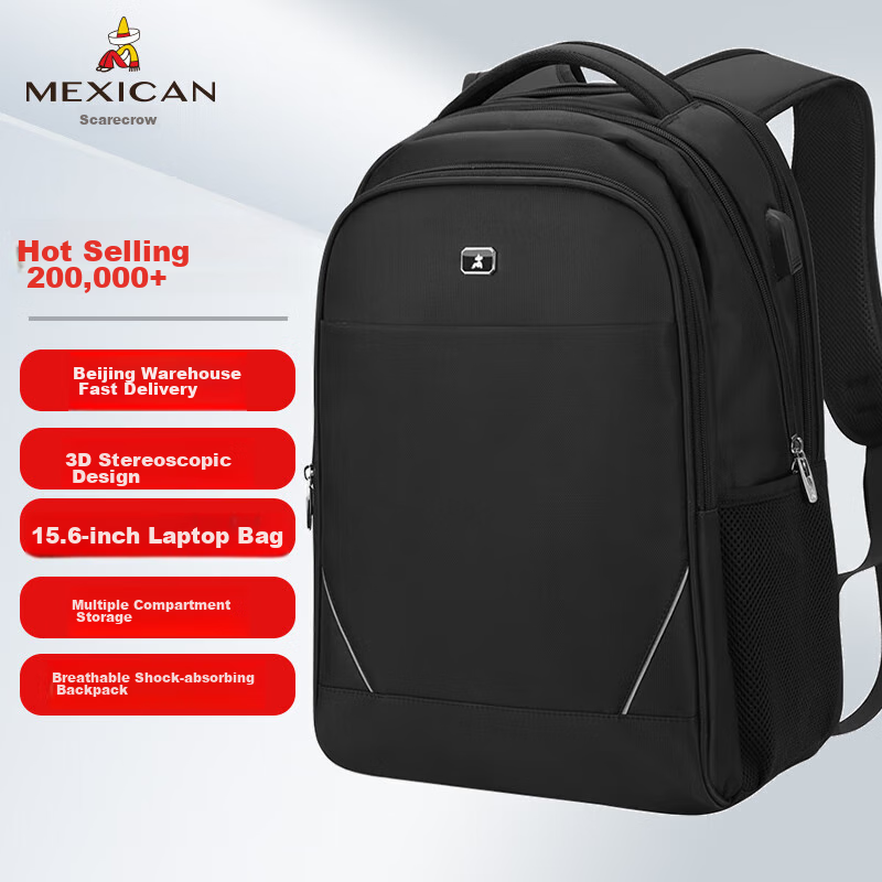 Scarecrow Backpack for Men, Travel Backpack 15.6/16 Inch Laptop Bag, Water-Resis...