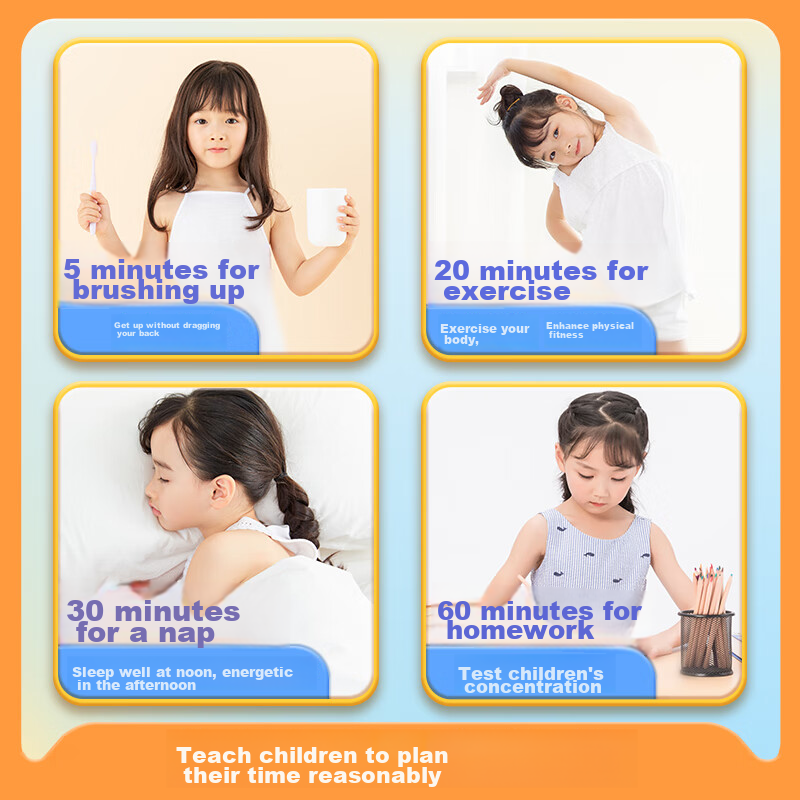 Deli Color Screen Visual Timer, Smart Alarm Clock, Student-Specific Wake-Up Devi...