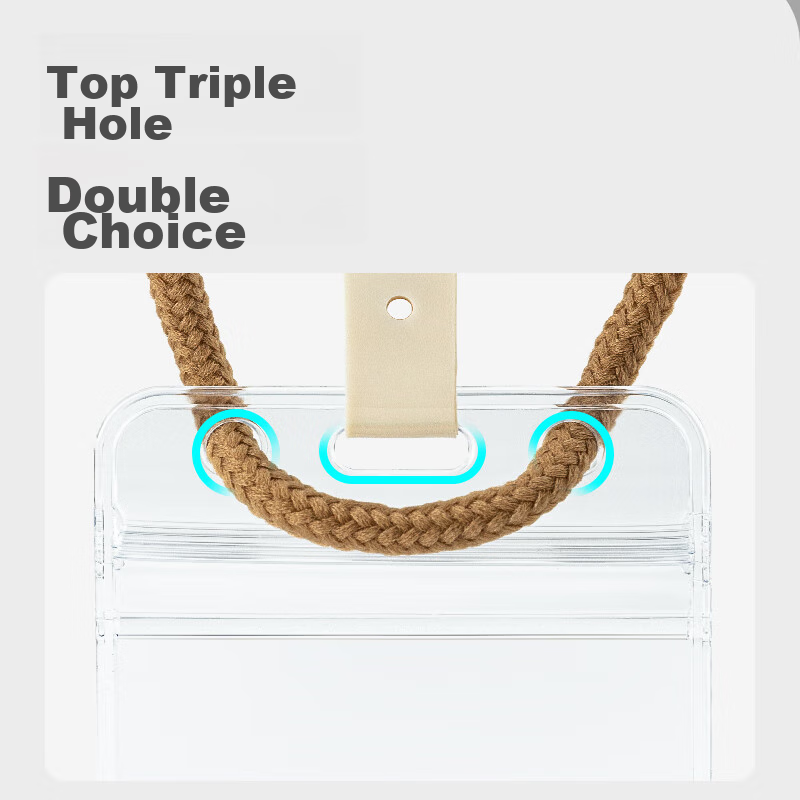 Deli 100pcs Vertical Waterproof ID Card Holder Employee Badge Holder Bus Card Ho...