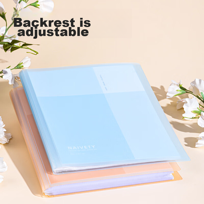 Deli A4/20-Page Document Folder, Sheet Protector, Certificate Collection Folder,...