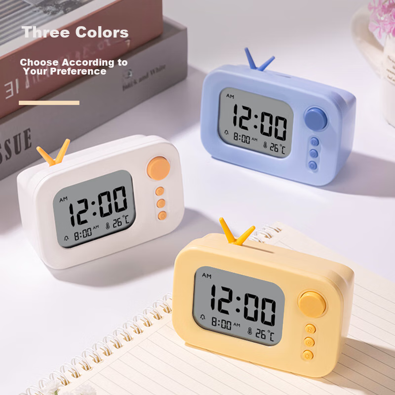 Deli Student Timer, Electronic Smart Alarm Clock, Children's Thermometer, Countd...