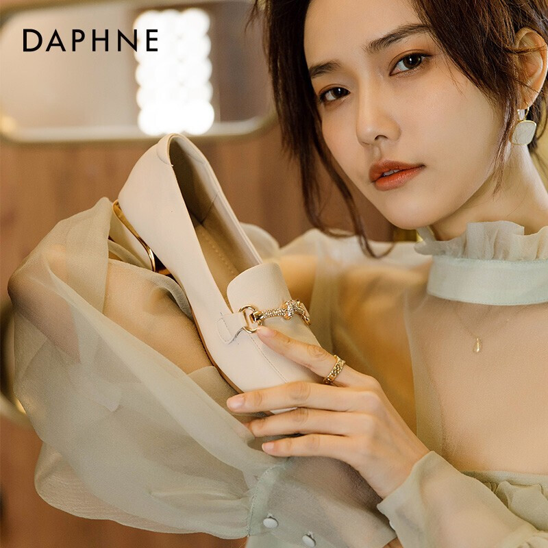 Daphne Women's Slip-on Loafers Spring/Autumn Flat British Style Penny Loafers Si...