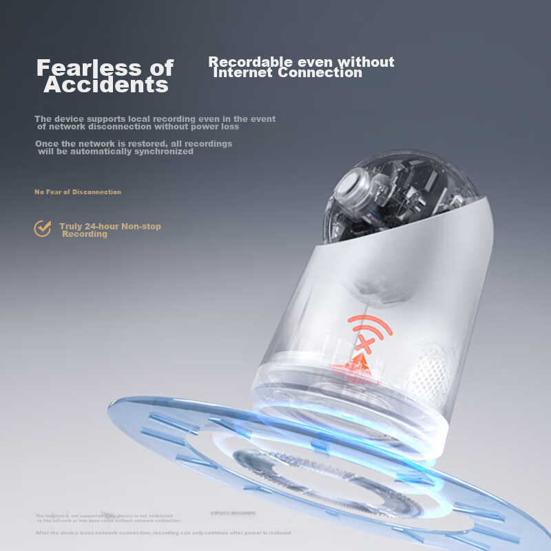 Haique 5 Million Ultra HD Camera, Home 3K Monitor, 360-Degree Coverage, Night Vi...