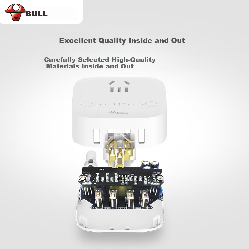 BULL (BULL) Overcharge Protection USB Socket/Power Strip/Extension Cord/Plug/Ada...