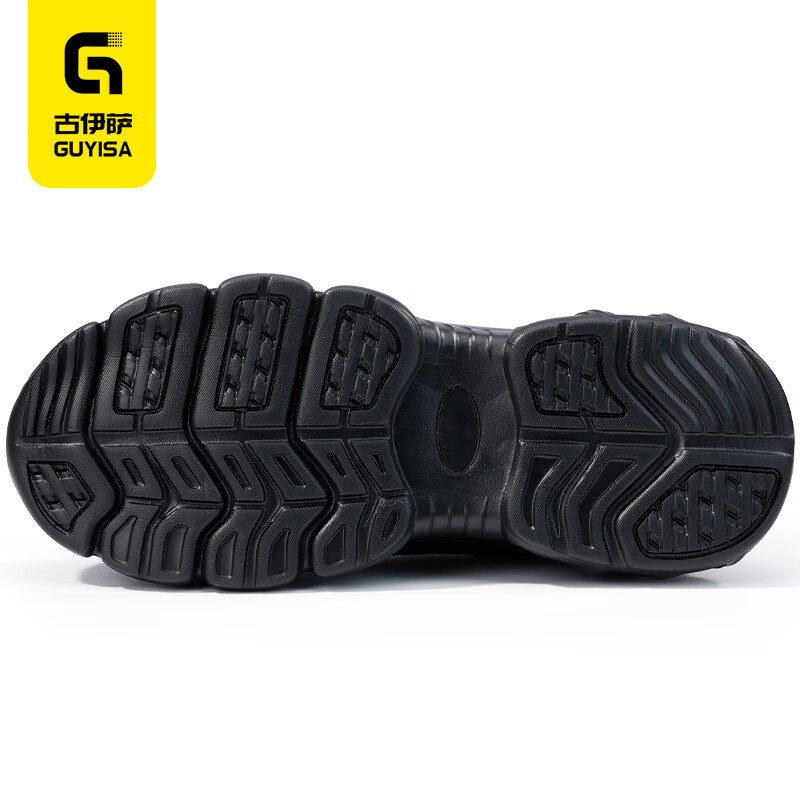 GUYISA Men's Steel Toe Lightweight Breathable Anti-Smashing Anti-Piercing Anti-O...