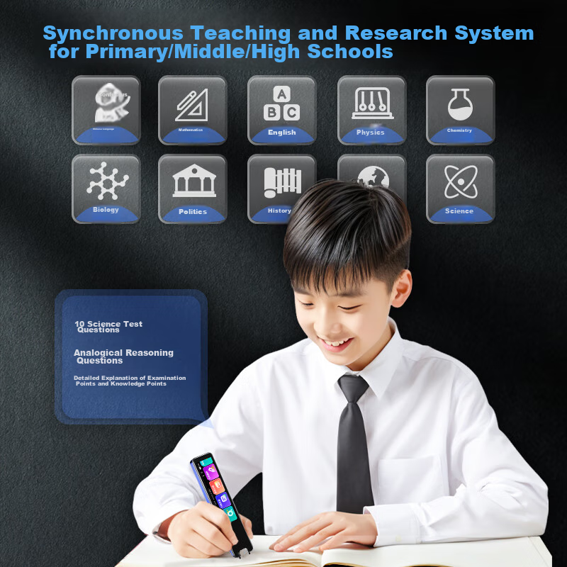 Haojiexing English Point Reading Pen【4.5 inches】Dictionary Translation Pen Sca...