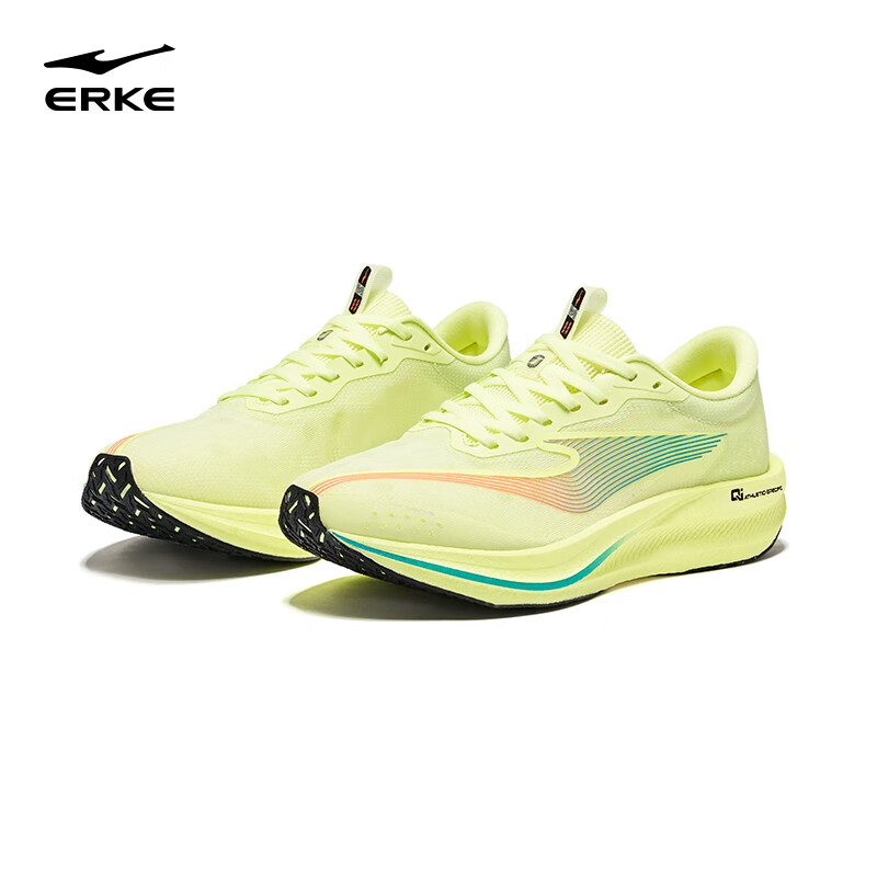 ERKE Running Shoes Extreme Wind 2 Men's Shoes Breathable Shock Absorption Speed...