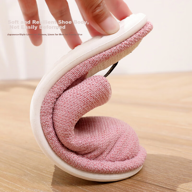 GUOLUOFEI Japanese Style Cotton Slippers Men Autumn Winter Home Couple Indoor Sw...