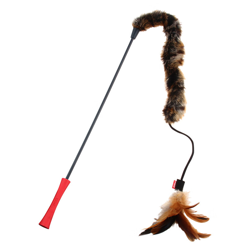 GiGwi Cat Teaser Toy for Kittens And Puppies, Durable Chew Toy with Natural Feat...