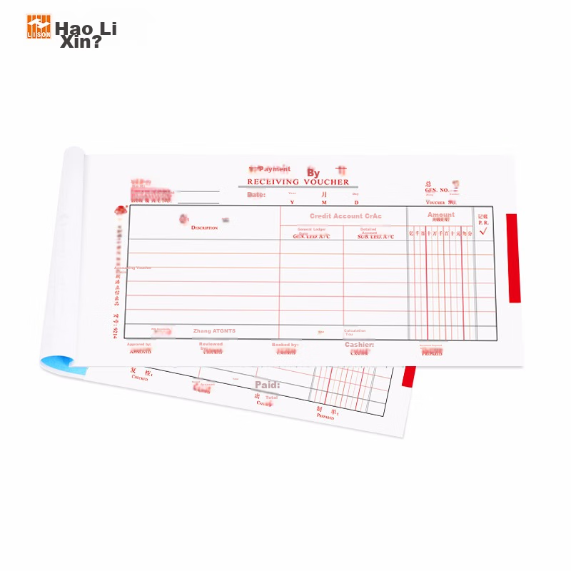 LISON Receipt Voucher, 10-Pack, Nationwide Standard Voucher, 240*120mm, 50 Pages...