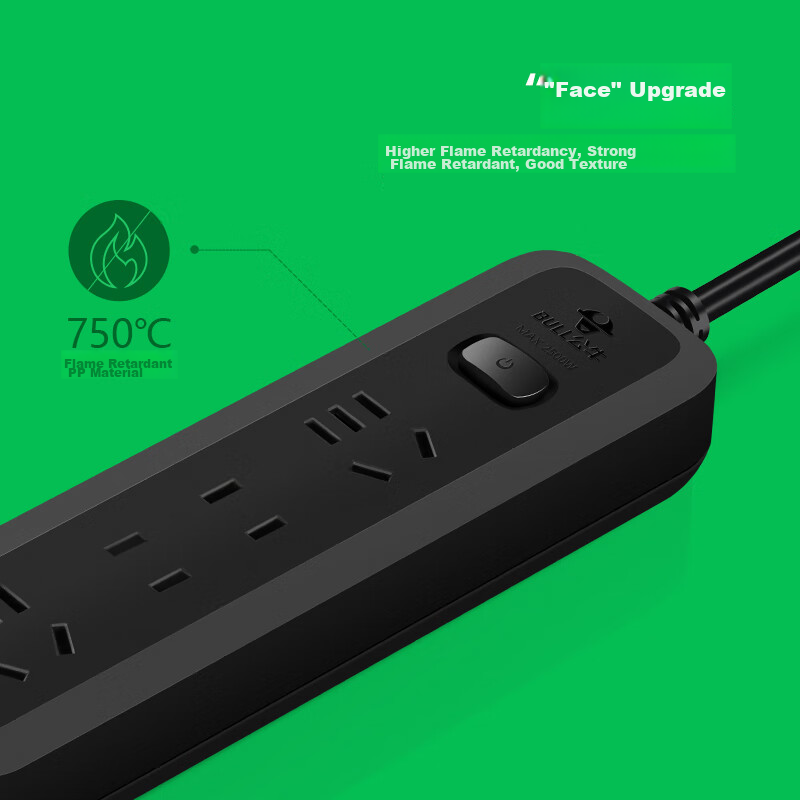 BULL Power Strip/Extension Cord/Power Bar/Power Strip/Power Board/Long Cord GN-B...