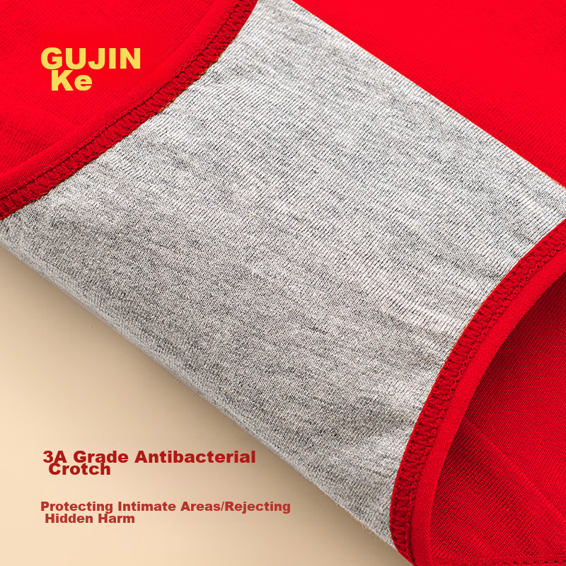 GUJIN Zodiac Year Underwear for Women, Hongyun Series, High-Waisted, Tummy Contr...