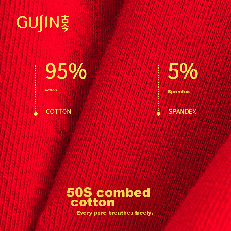 GUJIN Zodiac Year Underwear for Women, Hongyun Series, High-Waisted, Tummy Contr...