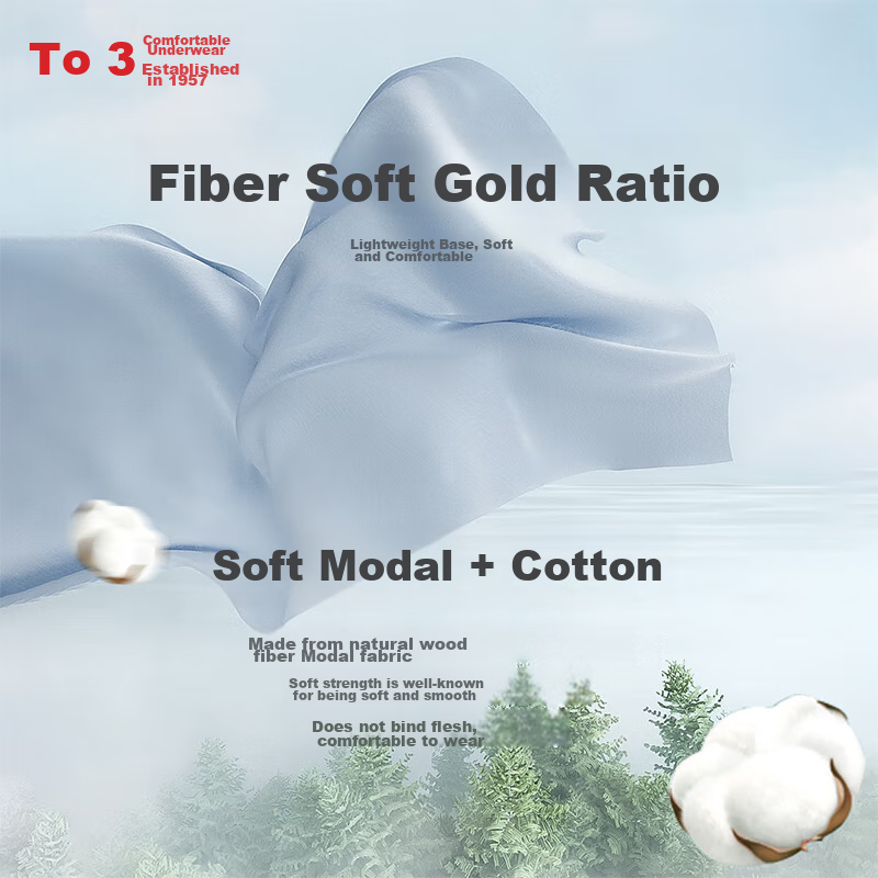 Hongdou Men's Underwear, Soft And Elastic Cotton, 7A Antibacterial Mesh Crotch,...