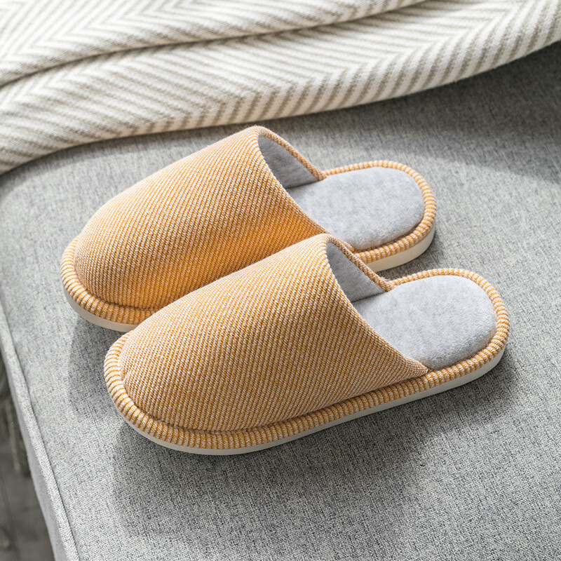 Guoluofei Japanese Cotton And Linen Slippers for Women, Spring And Autumn Home I...