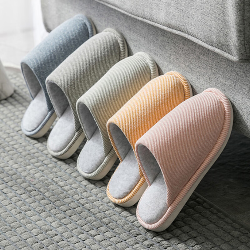 Guoluofei Japanese Cotton And Linen Slippers for Women, Spring And Autumn Home I...