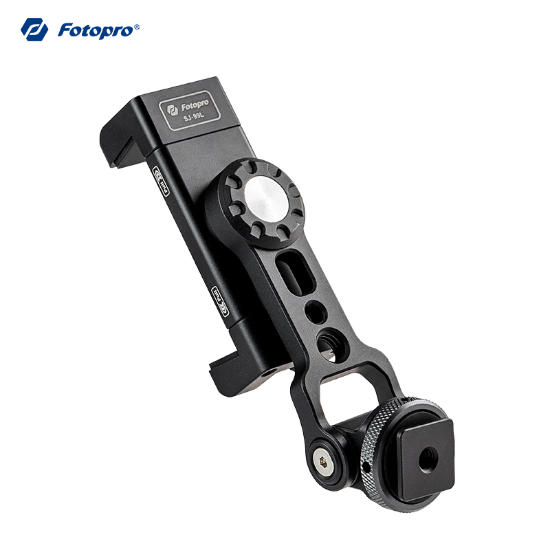 Fotopro SJ-99L Dual-Expand Cold Shoe Mount, Front And Back Tilt Adjustment, 1/4...